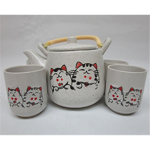 2 LUCKY CAT TEASET