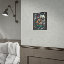 Load image into Gallery viewer, Rolled Poster — "In Your Arms, I Have Found My Home" Romantic Mermaid Sailor Art Print
