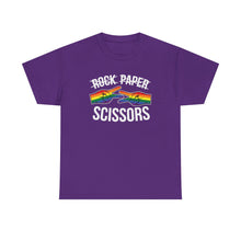 Load image into Gallery viewer, Rock Paper Scissors Funny Lesbian Gay Pride T-Shirt ALL SIZES S-5XL
