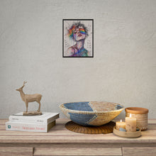 Load image into Gallery viewer, "Proud Of Who You Are" Pride Art | Ink Sketch Rainbow Drip Poster
