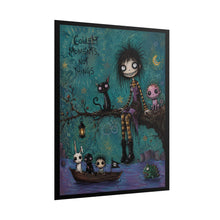 Load image into Gallery viewer, Rolled Poster — Gothic Cute Art Print "Collect Moments, Not Things"
