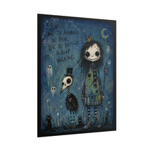 Load image into Gallery viewer, Survival Is Not the Absence of Pain but the Decision to Keep Walking Rolled Poster — Gothic Inspirational Fantasy Wall Art
