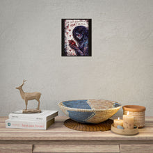 Load image into Gallery viewer, Rolled Poster — "Love Isn't Supposed to Hurt Like This" Dark Romantic Heart Art
