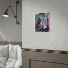 Load image into Gallery viewer, Gothic Crow Art Poster – “Toxic People Will Pollute…” Rolled Wall Print
