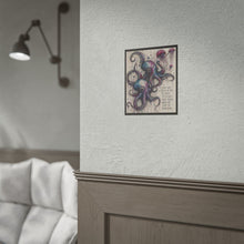Load image into Gallery viewer, Octopus Art Poster – "Love Isn’t a Piece of Pie to Split" Rolled Wall Art
