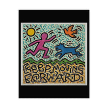 Load image into Gallery viewer, Keep Moving Forward Poster — Colorful Motivational Art Print (Rolled Poster)
