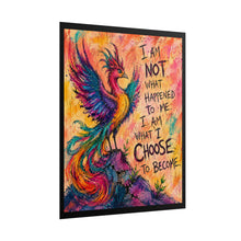 Load image into Gallery viewer, Whimsical Splatter Paint Calico Elephant Poster | Vibrant Rainbow Butterfly Sketch Grunge Animal Wall Art
