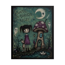 Load image into Gallery viewer, Normal Is Overrated Anyway Rolled Poster — Gothic Whimsical Mushroom Fantasy Wall Art

