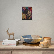 Load image into Gallery viewer, Fierce Hearts &amp; Gentle Love Rolled Poster — Dark Romantic Expressionism
