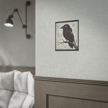 Load image into Gallery viewer, Gothic Crow Poster — "Love Is a Beautiful Monster" Rolled Art Print
