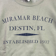 Load image into Gallery viewer, Miramar Beach Sweatshirt Mens Medium Florida Spell Out Beachy Coastal Pull Over

