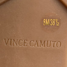 Load image into Gallery viewer, Vince Camuto Boots Womens 8M Tan Suede Chunky Platform Zip Ankle Bootes
