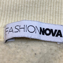 Load image into Gallery viewer, Fashion Nova Sweater Women 2XL Embroidered Sweatshirt Paris Pull Over Streetwear
