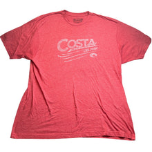 Load image into Gallery viewer, Costa Del Mar Shirt Mens 2XL Spellout Beachy Coastal Fishing Outdoors Streetwear
