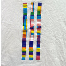 Load image into Gallery viewer, Adidas Shirt Mens Medium Rainbow Inclusive Logo Spell Out Festival Activewear

