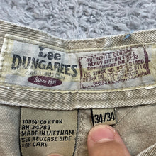 Load image into Gallery viewer, Lee Dungarees Shorts Mens 34 Gorpcore Workwear Chore Outdoors Hiking Streetwear
