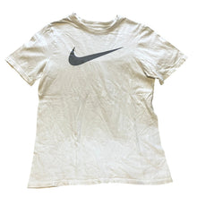 Load image into Gallery viewer, Nike Shirt Mens Large White Gray Center Swoosh Athletic Athleisure Street Wear
