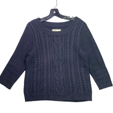 Load image into Gallery viewer, Old Navy Sweater Womens Medium Cable Knit Preppy Academia Office Career Chunky
