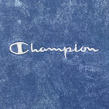 Load image into Gallery viewer, Champion Hoodie Mens Small Pull Over Athleisure Denim Blue Streetwear Grunge
