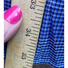 Load image into Gallery viewer, Kani Jeans Shirt Mens 4XLT Blue Plaid Preppy Academia Career Office Everyday
