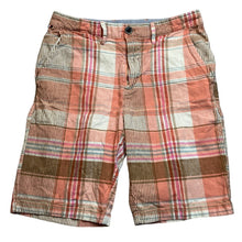 Load image into Gallery viewer, Tommy Hilfiger Shorts Mens Medium Plaid Preppy Academia Sailing Beachy Coastal
