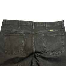 Load image into Gallery viewer, Rustler Jeans Mens 42x32 Black Workwear Chore Streetwear Everyday Academia

