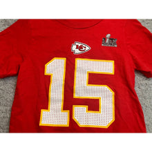 Load image into Gallery viewer, Nike Mens Kansas City Chiefs Patrick Mahomes 15 Super Bowl LVII Red T-Shirt L
