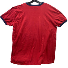 Load image into Gallery viewer, Vintage Work Hard Shirt Mens 2XL Ringer Spell Out Y2K Hustle Everyday Streetwear
