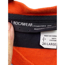 Load image into Gallery viewer, Rocawear Shirt Mens 2XL Striped Colorblock Retro Preppy Academia Streetwear

