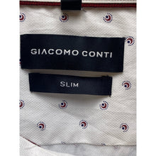 Load image into Gallery viewer, Giacomo Conti Shirt Adult 41 (Large) White Slim Fit Cuffs Button Up Dress Mens
