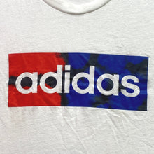 Load image into Gallery viewer, Adidas Shirt Mens Small White Athletic Athleisure Logo Spell Out Everyday
