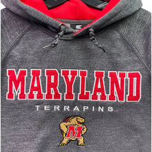 Load image into Gallery viewer, Maryland Terrapins Hoodie Mens Large NCAA Spell Out Athletic Athleisure Academia
