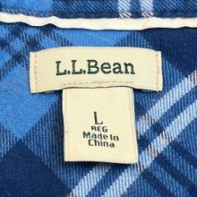Load image into Gallery viewer, LL Bean Shirt Women Large Flannel Chore Outdoors Streetwear Career Grunge Preppy
