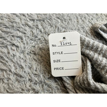 Load image into Gallery viewer, Womens Heather Grey Ribbed Knit Tank Top Sleeveless Scoop Neck Casual Basic L
