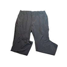 Load image into Gallery viewer, Mens Charcoal Gray Petite Active Performance Pants Elastic Waist Stretch
