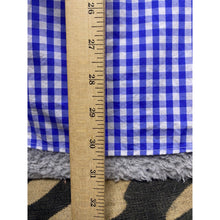 Load image into Gallery viewer, Donald Ross Shirt Mens Medium Blue Gingham Checked Plaid Button Down Thistle
