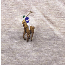Load image into Gallery viewer, Ralph Lauren Polo Shirt Mens Extra Large Heathered Sand Long Sleeve Pima Preppy

