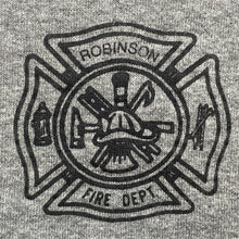 Load image into Gallery viewer, Vintage Robinson Fire Dept Sweatshirt Women Extra Large Pull Over AOP Streetwear
