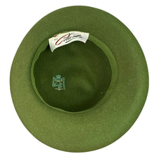 Load image into Gallery viewer, Vintage Glenover Fawn Tra Felt Hat Womens Small Bowler Wool Mod Fashion Church
