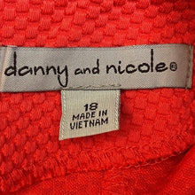 Load image into Gallery viewer, Donnie &amp; Nicoles Dress Womens 18 Textured Waffle Knit Cutout Back Party
