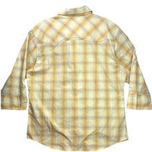 Load image into Gallery viewer, Wild West Shirt Mens Large Western Embroidered Country Snap Front Chore Plaid
