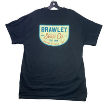 Load image into Gallery viewer, Brawley Seed Shirt Men's Medium Spell Out Advertising Everday Streetwear
