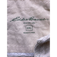 Load image into Gallery viewer, Eddie Bauer Shirt Mens 2XL Taupe Henley Long Sleeve Shirt Casual Pullover Preppy

