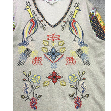 Load image into Gallery viewer, John Mark Blouse Womens Large Embroidered Patchwork Boho Hippie Peasant Cottage
