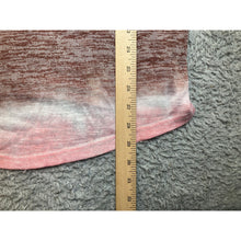 Load image into Gallery viewer, Umgee USA Womens Tie Dye Slub Knit Blouse Teal Pink Brown High Low Top A1152 S
