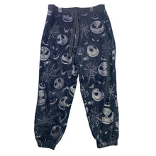 Load image into Gallery viewer, The Nightmare Before Christmas Joggers Womens Large AOP Metallic Sleep Lounge
