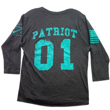 Load image into Gallery viewer, Grunt Style Shirt Mens Medium Patriot USA Flag Grunge Guns AOP Streetwear
