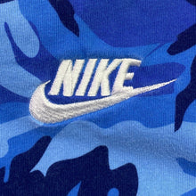 Load image into Gallery viewer, Nike Hoodie Boys Extra Large Blue Camoflauge AOP Pill Over Athleisure Streetwear
