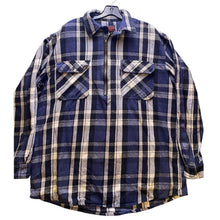 Load image into Gallery viewer, Five Brother Shirt Mens Extra Large Tall Oversize Flannel Plaid 1/4 Zip Pullover
