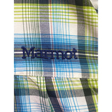 Load image into Gallery viewer, Marmot Shirt Mens Extra Large Plaid Button Down Preppy Academia Career Logo
